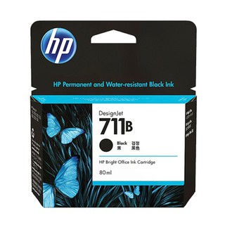 HP NO.711B 3WX01A 取代CZ133A 原廠黑色墨水匣(80ml)