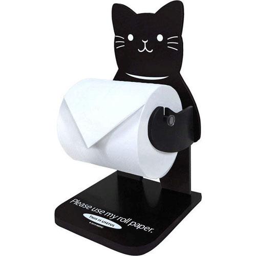 【出清特價】日本直送 日本直送 日本 貓咪 捲筒衛生紙架/座