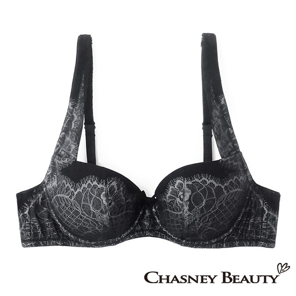 Chasney Beauty-Secret蕾絲無痕內衣B-E(黑)