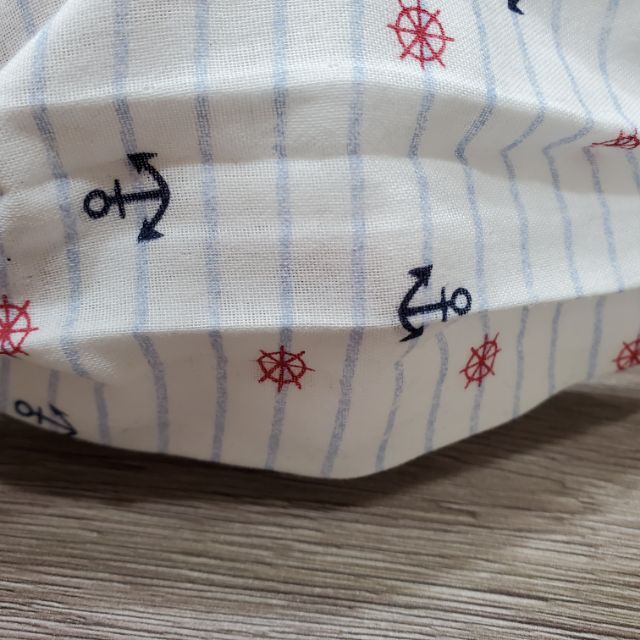 ★socute愛的小舖★台灣製造二重紗口罩套(含附扣)-船