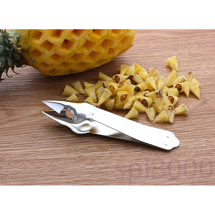 有用的水果菠蘿削皮器去核器切片器夾子切割器簡易菠蘿水果沙拉工具廚房配件