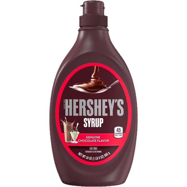 Hershey's 賀喜 好時 巧克力醬 冰淇淋 聖代 淋醬 genuine chocolate syrup