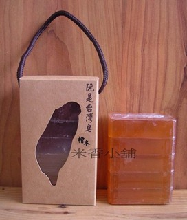 『阮是台灣』檜木手工皂 香皂--100gX5入