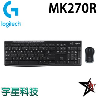 Logitech 羅技 MK270R 無線滑鼠鍵盤組 宇星科技