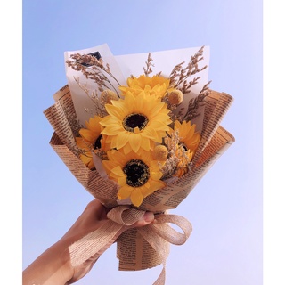 Serena House~香氛香皂花向日葵花束 太陽花束 生日花束 畢業花束 禮物 攝影小物
