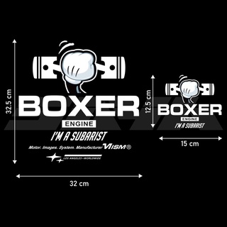 MisM play your boxer 防水立體車貼 原色