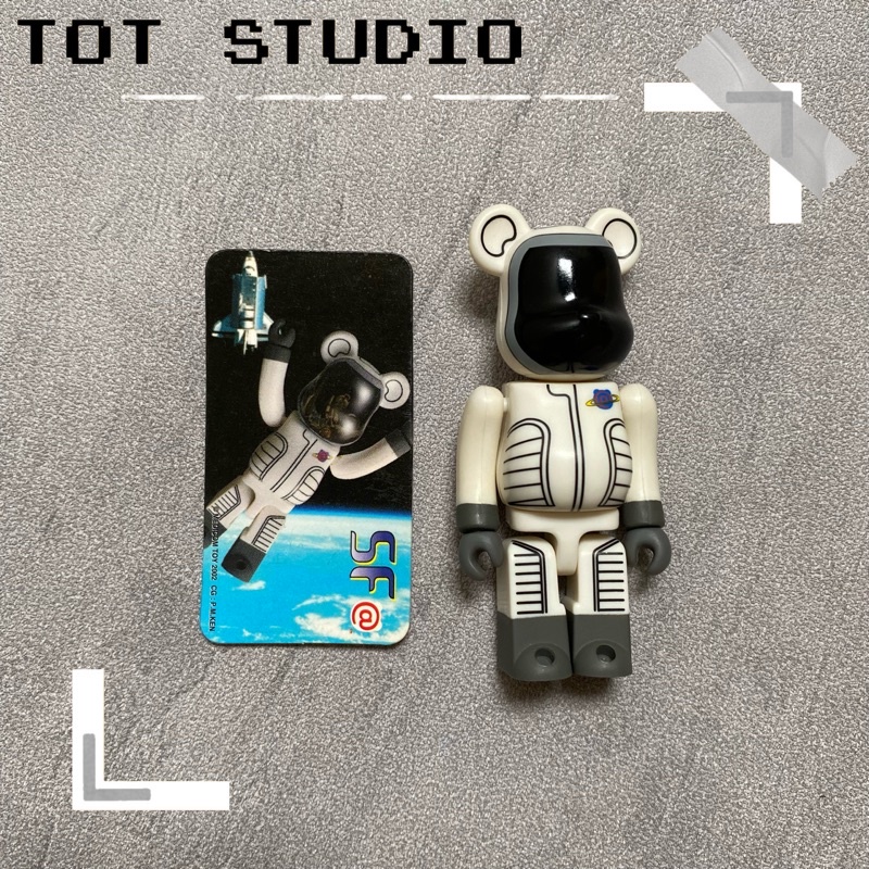 ‹ TOT.Studio › 庫柏力克熊 Be@rbrick 100% 宇航員 太空人 3代 代數熊