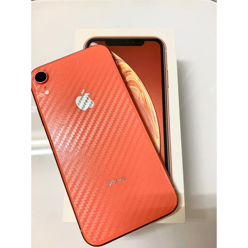 【個人自售】  iPhone XR 128G 珊瑚橘 女用機