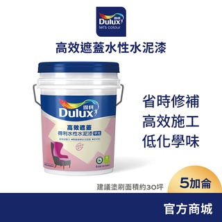 【Dulux得利】A935 高效遮蓋水性水泥漆（5加侖裝）