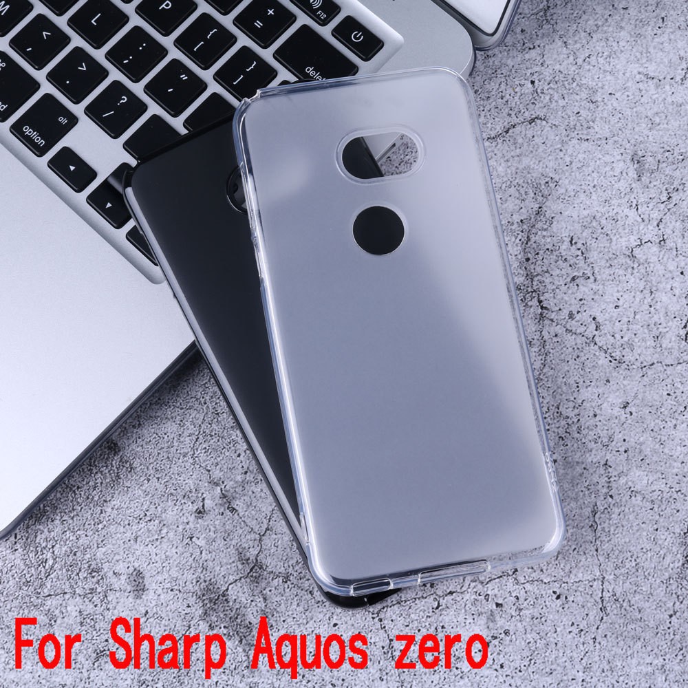 手機殼 保護套 1003# 適用夏普Sharp Aquos zero 手機殼TPU 磨砂布丁套 皮套彩繪素材殼