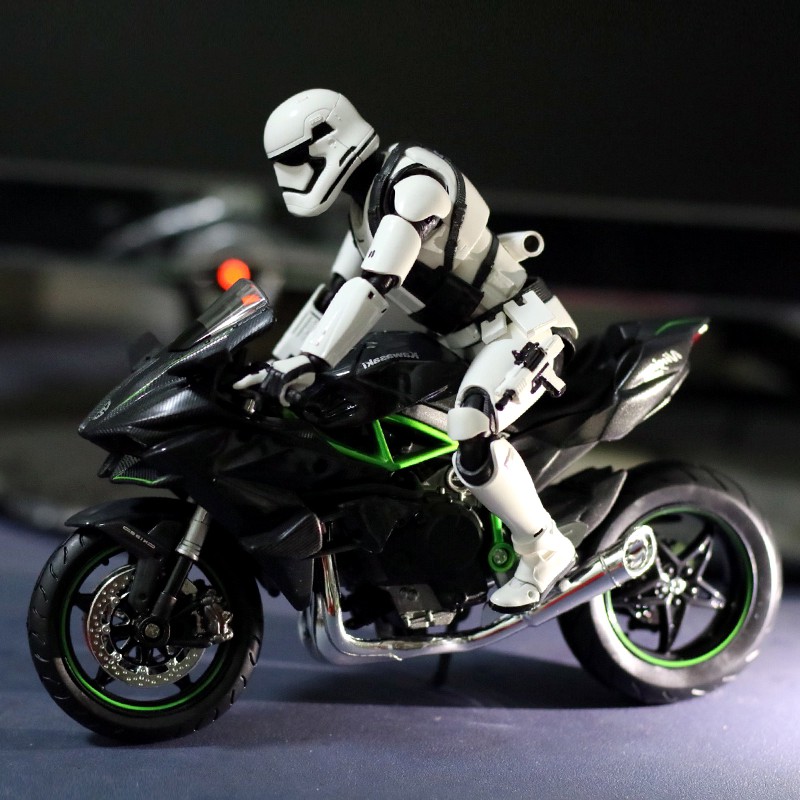 Shf可動人偶手辦模型兵人figma假面摩托車3a騎士1 12機車玩具載具 蝦皮購物
