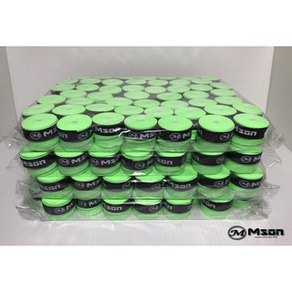 【曼森體育】全新 Mson 止滑型 網羽球 握把布 綠色 15顆裝 握把布 厚軟款 匹克球
