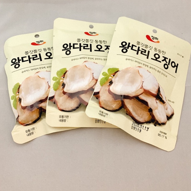 韓國 魷魚切片27g 大腳章魚切片 章魚腳 超商零食 下酒菜 乾貨