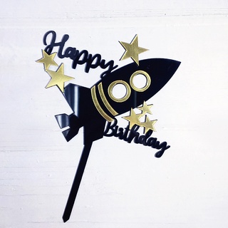【PATIO 帕堤歐】 火箭 太空 裝飾 配件 插件 道具 生日 造型蛋糕 生日蛋糕 卡通蛋糕 禮盒 慶祝 慶生