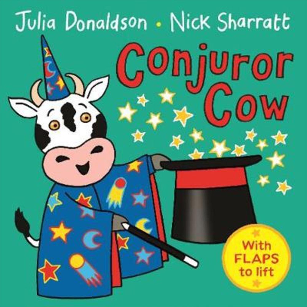 Conjuror Cow 魔術師的表演(翻翻書)(外文書)