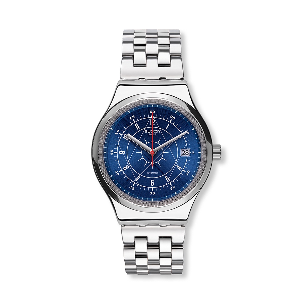 【SWATCH】金屬 Sistem51機械錶手錶 SISTEM BOREAL(42mm) 瑞士錶 YIS401GC 預購