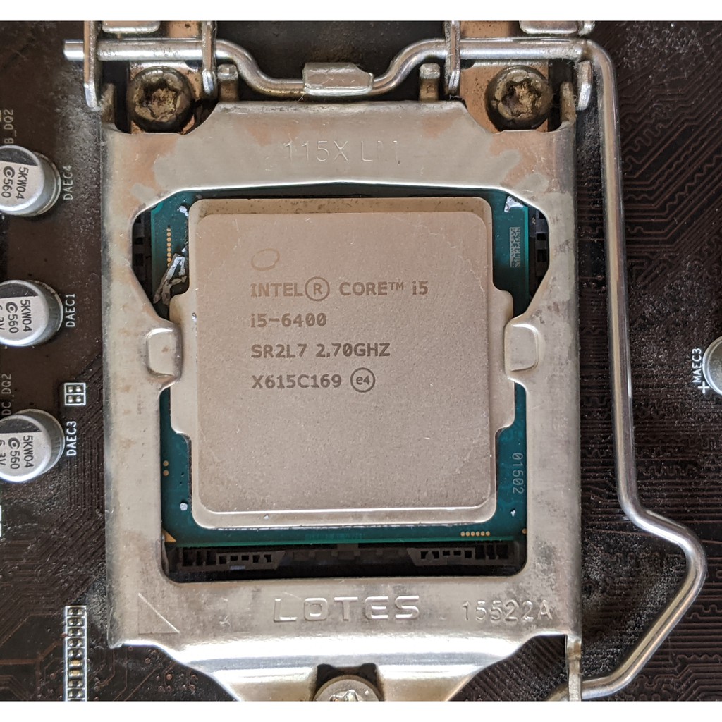 Intel i5-6400 + 主機板(GA-B150M-HD3)+4G 2133 RAM*2