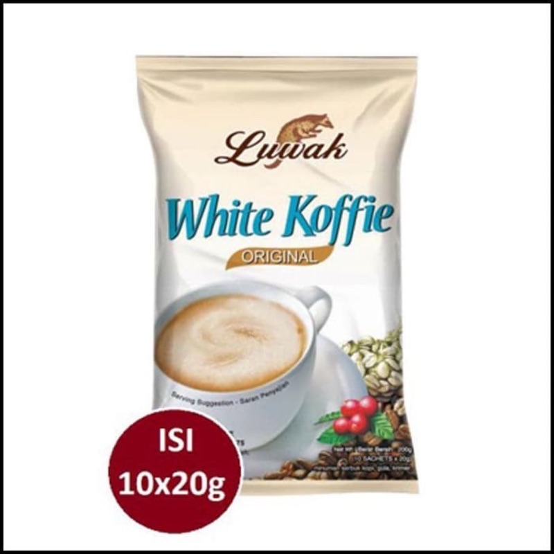印尼🇮🇩三合一咖啡 White Coffe Koffie Luwak kopi 3in1 @20g
