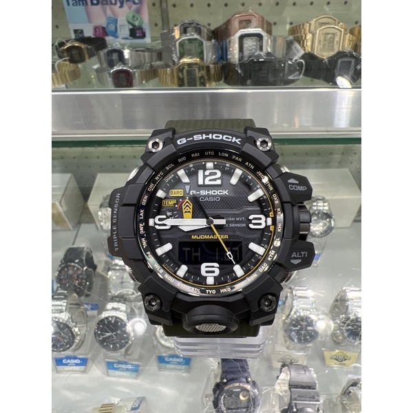 【金台鐘錶】CASIO卡西歐G-SHOCK 電波錶 數位羅盤 高度測量防泥構造 海陸空系列 GWG-1000-1A3