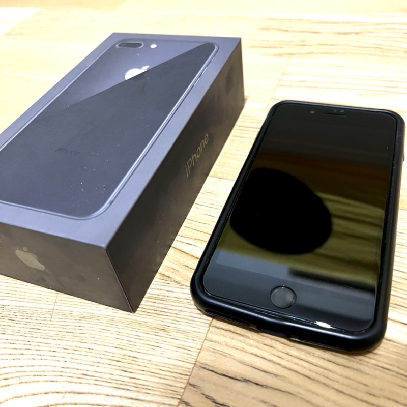 Apple iPhone 8 Plus 256GB 黑色 附送 犀牛盾 RhinoShield 防摔大理石手機殼 裸機