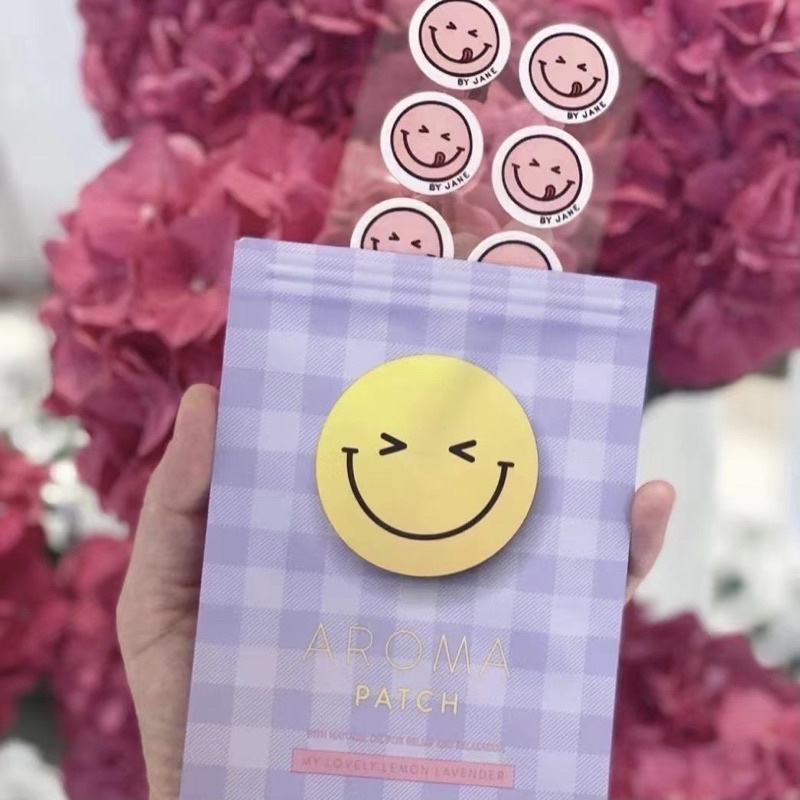 《出清價》韓國代購🇰🇷 口罩貼 雲朵口罩貼☁️ BY JANE紫色笑臉貼 薰衣草味