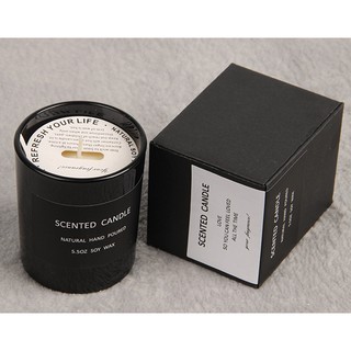 樹懶雜貨舖〔臺灣現貨〕黑瓶大豆香氛蠟燭 藍風鈴英國梨與小蒼蘭 香薰蠟燭精油 無菸香氛 蠟燭禮盒 jo malone香調