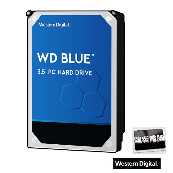 WD 2TB 2T 藍標3.5吋桌上型硬碟  WD20EZBX EZBX