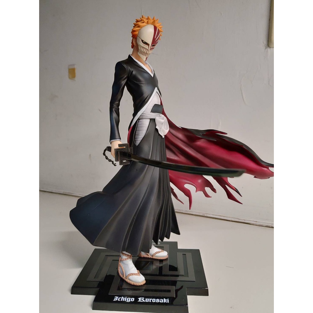 Bleach 死神g E M 10週年代理版黑崎一護虛化面具卍解 已被預訂 蝦皮購物