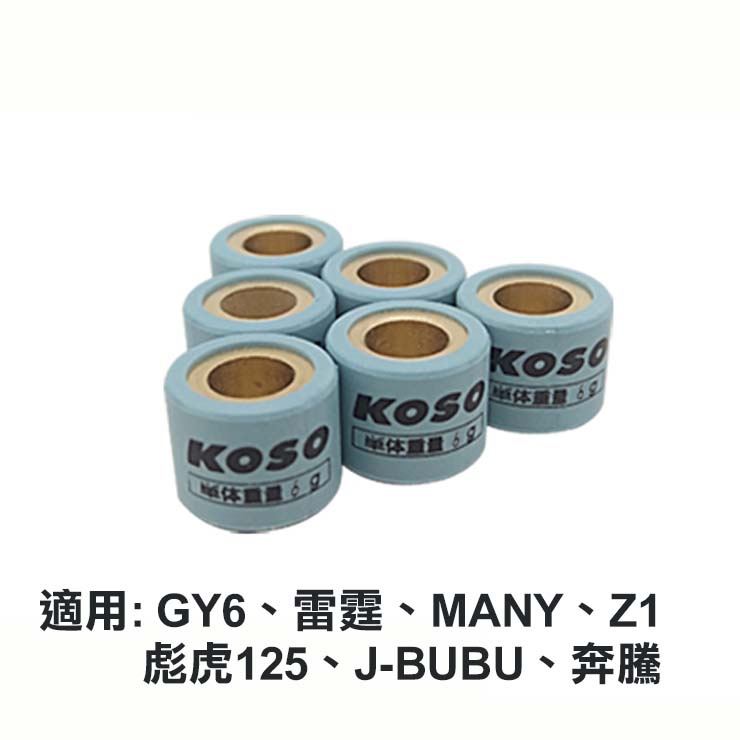 KOSO 鈦金剛滾珠 EVO 普利珠 傳動 珠子 普利盤滾珠 GY6 VJR MANY 奔騰 彪虎125