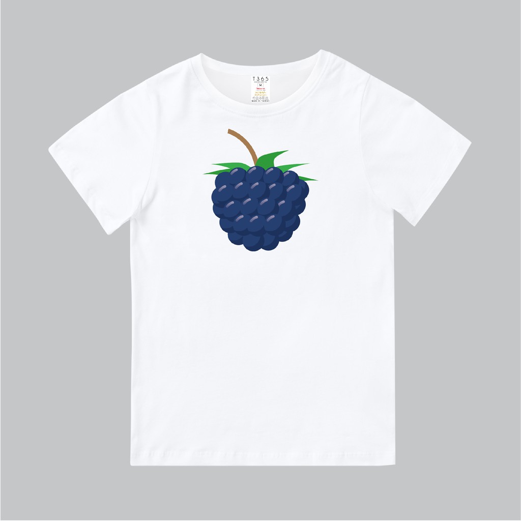 T365 MIT 親子裝 T恤 童裝 情侶裝 T-shirt 短T 水果 FRUIT 黑莓 Blackberry