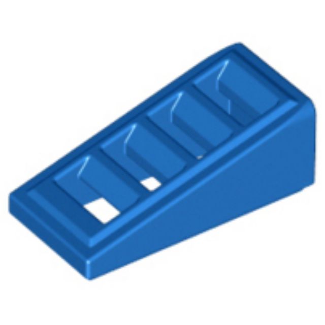 LEGO 樂高 61409 零件 藍色 斜面進氣孔 水溝蓋 排氣孔 溝槽