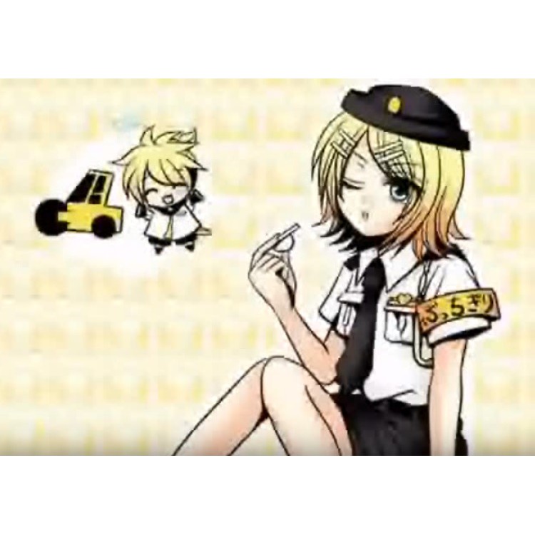 Cos 鏡音鈴v家rin Rin Signal 女警服cosplay 全套cos服二手 蝦皮購物