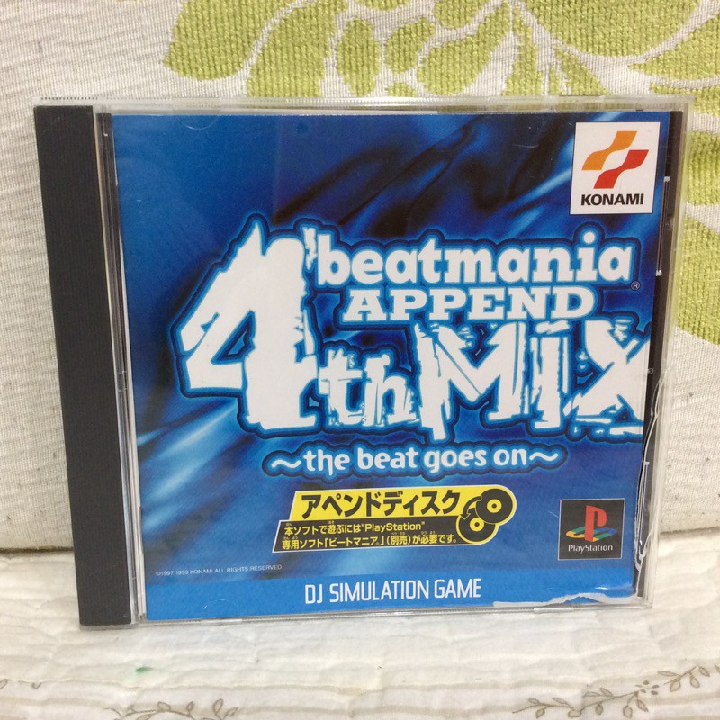 PS 日版 節奏DJ beatmania 4th mix PS2 PS3 可玩