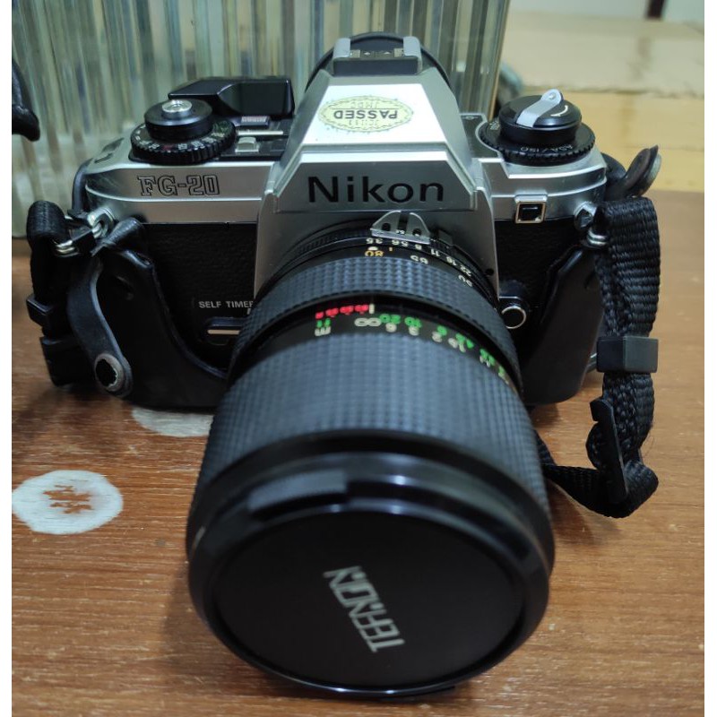 Nikon 尼康 FG-20 相機+鏡頭+閃光燈+機械快門線