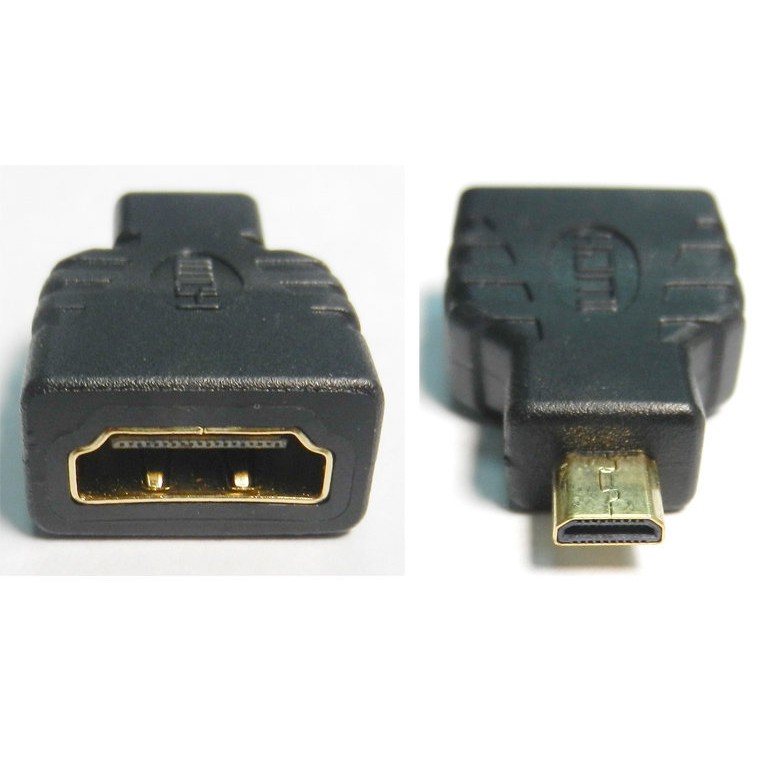 智星電腦》micro HDMI 轉 to HDMI 轉接頭 鍍金支援 1.4版 平板手機電視輸出頭