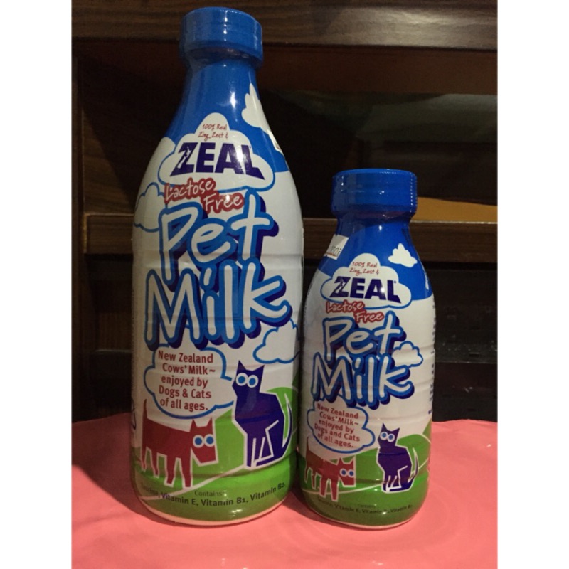 寵物牛奶 犬貓牛奶 狗牛奶 貓牛奶 紐西蘭ZEAL 天然 犬貓專用鮮乳 (不含乳糖