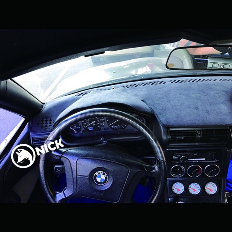 尼克 BMW E30 E36 E46  Z3 跑車系列 頂級 麂皮避光墊 儀表板 短毛 遮陽 隔熱