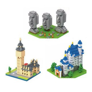 （現貨多款+預購）世界景觀建築 鑽石積木