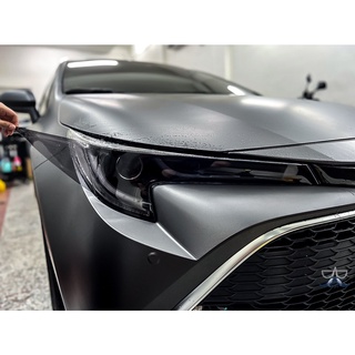 [老爸包膜店] Toyato 豐田 Auris/Corolla Sport 大燈(正面)保護膜 專用 防刮 燻黑 犀牛皮
