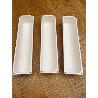 二手宜得利餐具/抽屜整理盒，可分開成3個，也可以用三角扣連成一組
