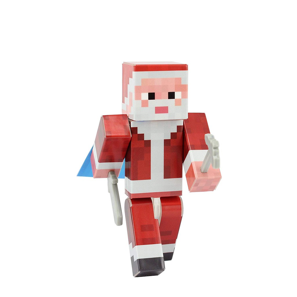 Minecraft 當個創世神系列限量聖誕節款公仔santa 正版進口玩偶手辦hacken07 蝦皮購物