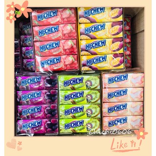 HI-CHEW 森永嗨啾軟糖（蔓越莓/草莓/百香果/水蜜桃/乳酸/葡萄)市價18元/條