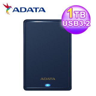 adata 威剛 hv620s 1tb 2.5吋行動硬碟 藍色 現貨 廠商直送