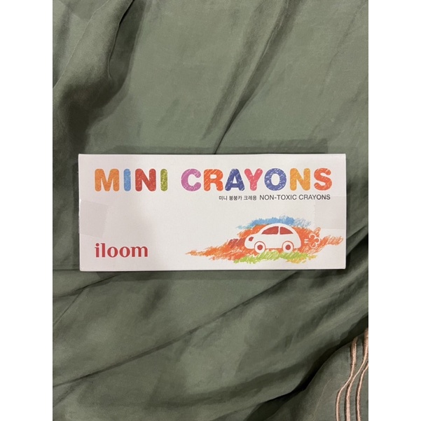 iloom mini crayons彩色蠟筆全新