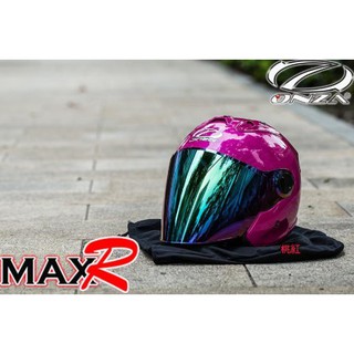 Onza MAX-R 半罩安全帽 全罩安全帽 R帽 雙D扣 買就送鏡片【桃紅】