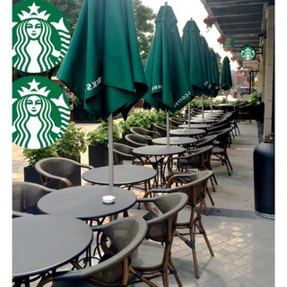 🔥熱賣【設計師款】星巴克☕️同款戶外休閒桌椅🏖居家陽臺庭院藤椅+碳鋼圓桌組合 營業場咖啡廳早餐店百貨公司愛用款