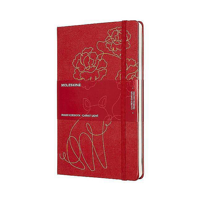 MOLESKINE2019 新年限量筆記本/ L型/ 橫線/ 豬