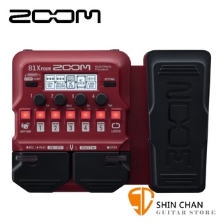 小新樂器館 | ZOOM B1X FOUR 電貝斯專用綜合效果器 表情踏板款 原廠公司貨 一年保固