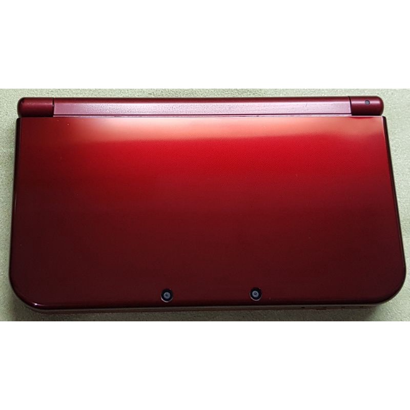 NEW 3DS LL 送正版遊戲一片+紅色機子+充電線+上下螢幕保護貼+水晶保護殼+無改機+可免費幫改B9S系統