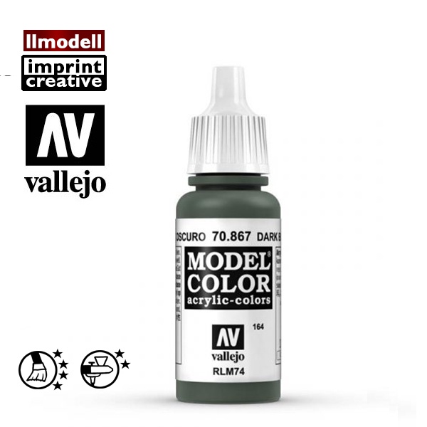 AV Vallejo 深藍灰色 Dark Bluegrey 模型漆鋼彈水性漆壓克力顏料Acrylic 70867